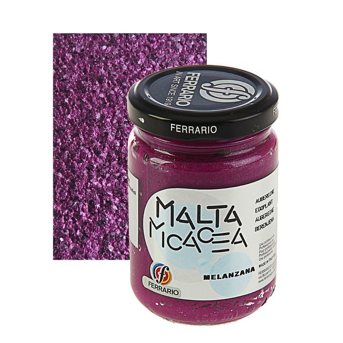 Паста текстурная 150 мл Ferrario MALTA слюда №05 фиолетово-кабачковый 150005