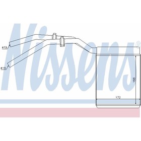Радиатор печки NISSENS 71770 1737563