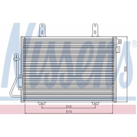 Радиатор кондиционера NISSENS 94324 1737665