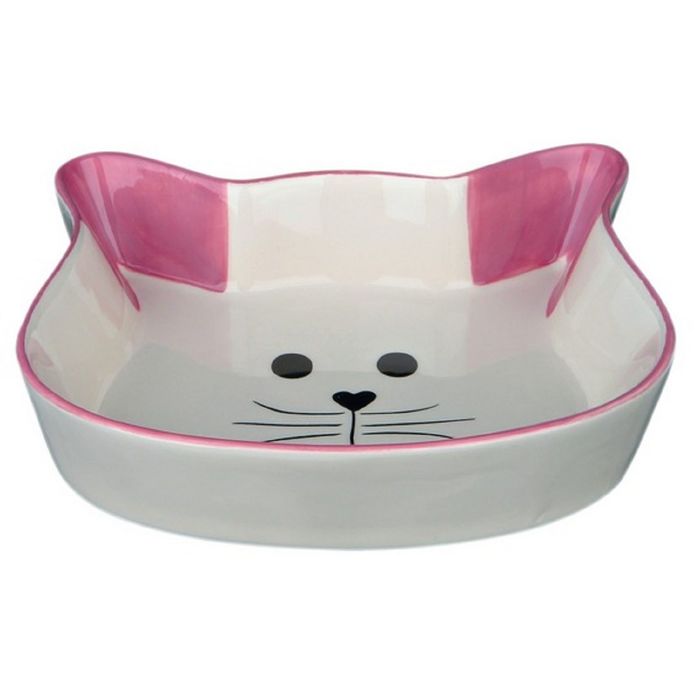 Миска Trixie Cat face керамическая, 0,25 л/12 см