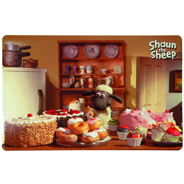 Коврик Trixie под миску Барашек Shaun 44 × 28 см, фотомотив Shaun the Sheep