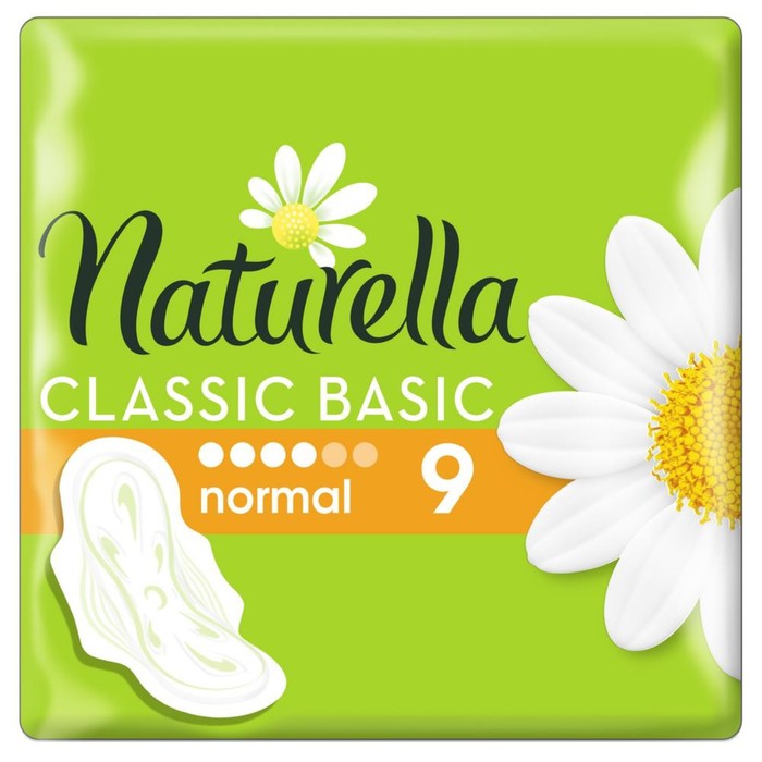 Прокладки «Naturella» Classic ароматизированные Basic Normal, 9 шт/уп