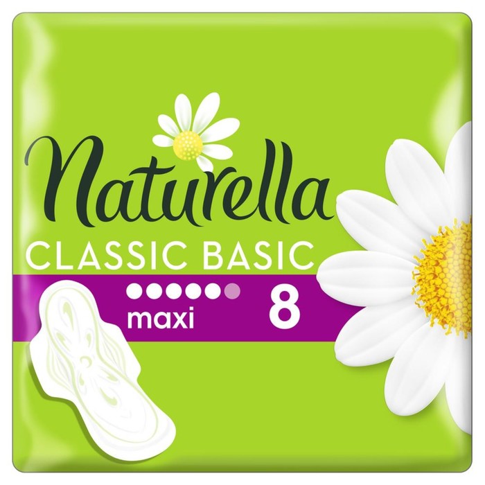 Прокладки «Naturella» Classi ароматизированные Basic Maxi, 8 шт/уп