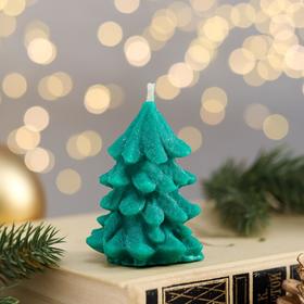 Candle "Tree small" green 6.5 cm
