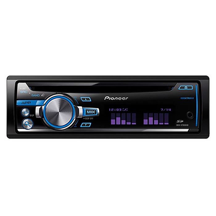 Автомагнитола CD Pioneer DEH-X7650SD 1DIN 4x50Вт