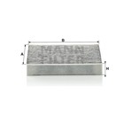 Фильтр салонный MANN-FILTER CUK2030 1782367 Фильтр салонный MANN-FILTER CUK2030 1782367