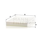 Фильтр салонный MANN-FILTER CU2733 1782330 Фильтр салонный MANN-FILTER CU2733 1782330