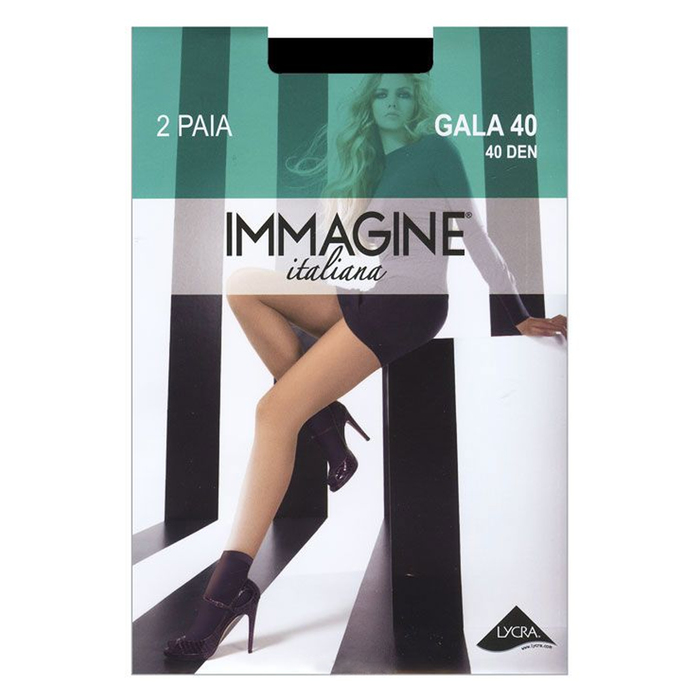 Носки Immagine IMM-Gala 40 Cz (2 пары) nero 1-unica