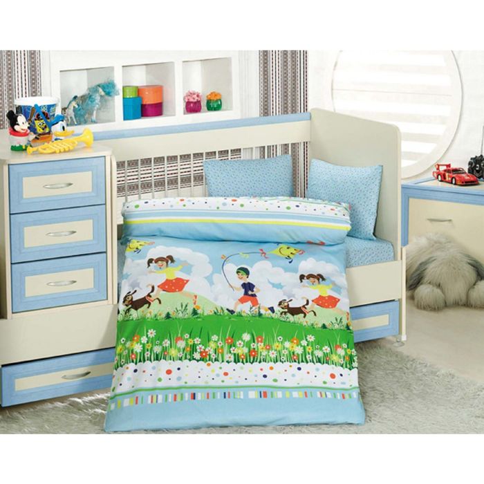 Постельное бельё TINI MINI детское, размер 100х150, 100x150, 35x45-2 шт., бязь 115 г/м²