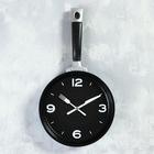 Wall clock, series: the Kitchen, "Pan", a mix 20х35 cm