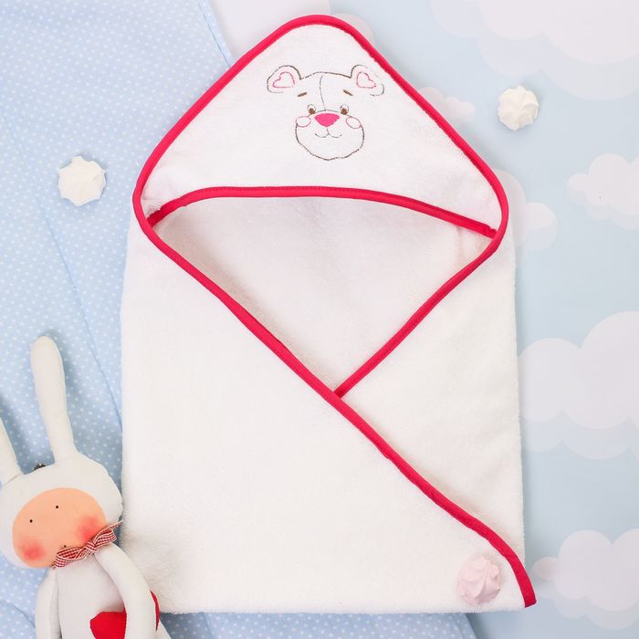 Купить полотенце для новорожденных. Perina полотенце детское с капюшоном Мишутка. Уголок полотенце для новорожденного. Полотенце уголок детское. Полотенце для грудничков с уголком.
