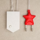 Гирлянда «Сеть» 1.6 × 1.6 м, IP20, прозрачная нить, 144 LED, свечение жёлтое, 8 режимов, 220 В 1585750