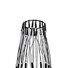 Гирлянда «Сеть» d=1.5 м с кольцом на ёлку, IP20, тёмная нить, 204 LED, свечение мульти, 8 режимов, 220 В 1585760