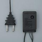 Гирлянда «Нить» 3 м, IP20, тёмная нить, 30 ламп, свечение мульти, 8 режимов, 220 В 1585771