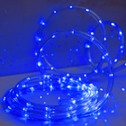 LED string 10 mm, round, 5 m, chasing, 2W-LED/m-24-220V, with a counter. 8P, BLUE
