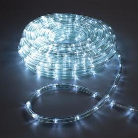 Световой шнур Luazon Lighting 10 мм, IP44, 20 м, 24 LED/м, 220 В, 8 режимов, свечение белое