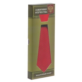 Подарочный набор: галстук и платок "Защитнику Отечества" в Донецке