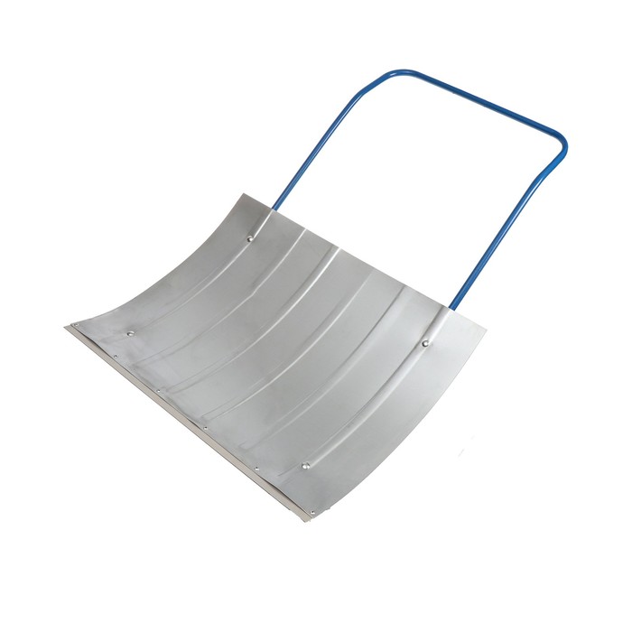 Движок оцинкованный, размер ковша 60 × 75 см, металлическая планка, ручка цвет МИКС