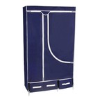 Шкаф для одежды и обуви 95×45×165 см, 3 ящика, цвет синий Шкаф для одежды и обуви 95×45×165 см, 3 ящика, цвет синий