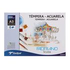Бумага для акварели в папке А4+ Fabriano Tempera-Aguarela, 297 х 420 мм, 6 листов, 350 г/м² - фото 79042004