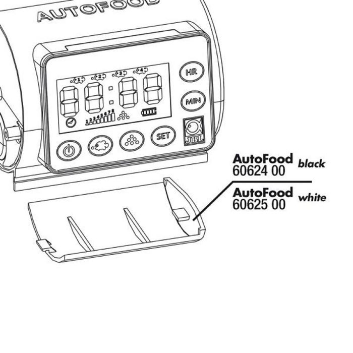 Сменная крышка для отсека с батарейками, черная, JBL AutoFood BLACK Battery compartment lid   182974