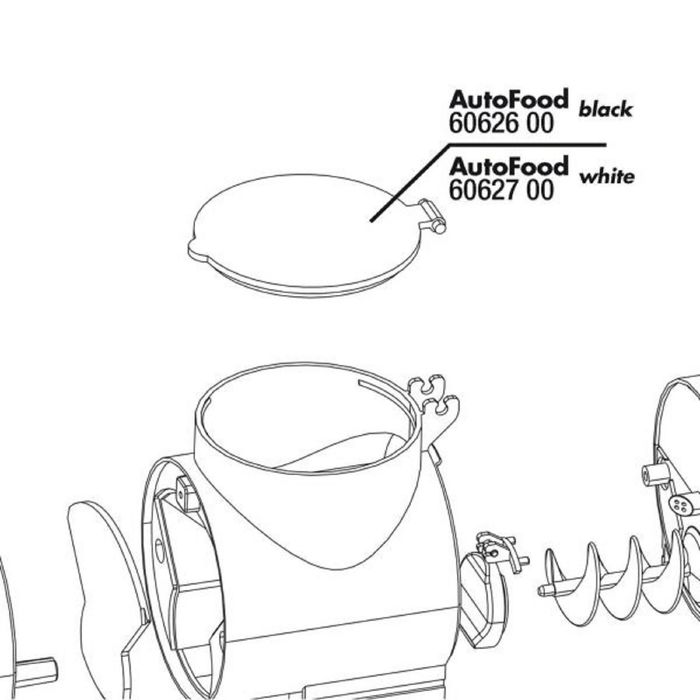 Сменная крышка контейнера, черная, JBL AutoFood BLACK Food chamber lid