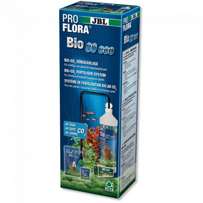 Система экономичная BioCO2 JBL ProFlora bio80 eco 2, пополняемый баллон, от 12 до 80 л