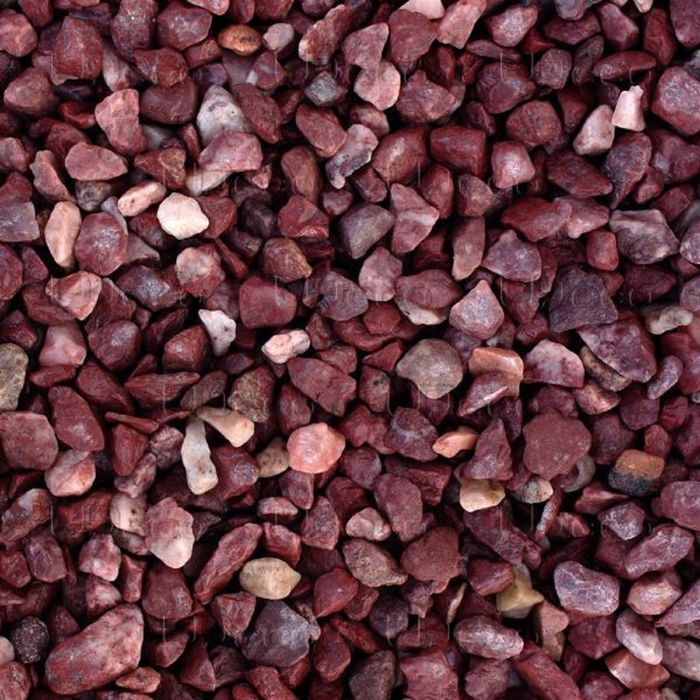 Грунт натуральный UDeco Canyon Red "Красный гравий" для аквариумов, 4-6 мм, 2 л