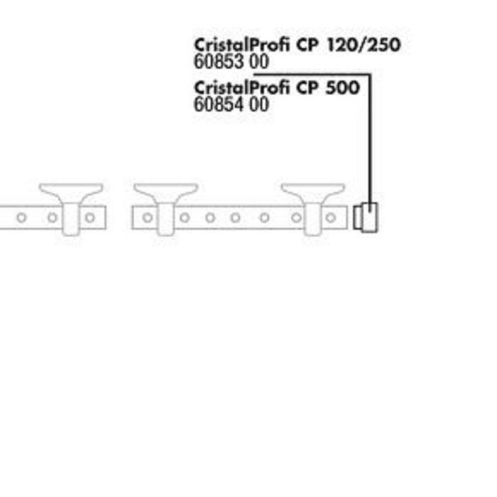 Заглушка для флейты для фильтров CristalProfi 120/250,JBL CP 120/250 Verschlußst.Düsenstrahlroh, 2 ш