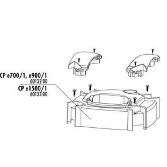 Кожух головы фильтра CristalProfi e1500, JBL CP e1500  Abdeckung Pumpenkopf