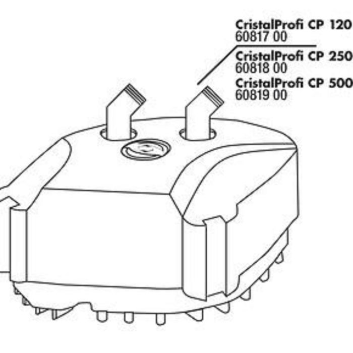 Голова фильтра CristalProfi 250 в сборе, JBL CP 250 Pumpenkopf komplett