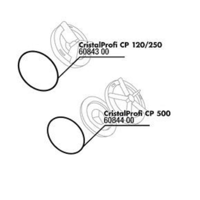 Прокладка крышки роторной камеры для фильтров CristalProfi 120/250, JBL CP 120/250 Dichtung für Roto