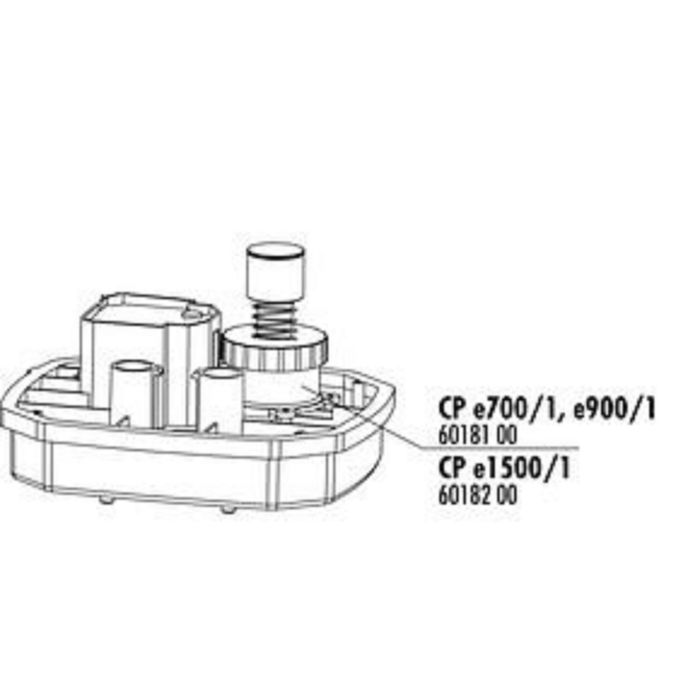 Корпус кнопки запуска для фильтров Cristal Profi e 1500, JBL Bodenteil Startknopf CP e1500