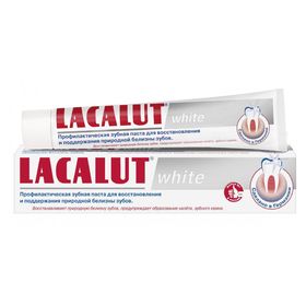 Зубная паста Lacalut White, 75 мл