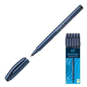 Ручка-роллер Schneider "TopBall 857" чернила черные, узел 0,8 мм, одноразовая