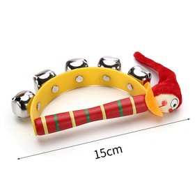 Toy musical Tambourine "Animals" with bells MIX