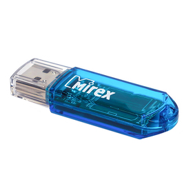 {{photo.Alt || photo.Description || 'Флешка Mirex ELF BLUE, 32 Гб, USB2.0, чт до 25 Мб/с, зап до 15 Мб/с, голубая'}}