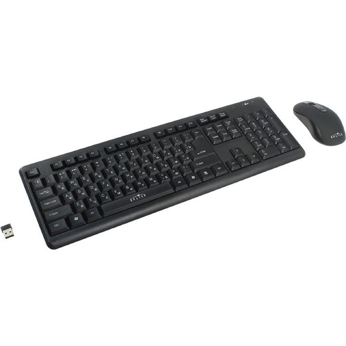Комплект Oklick 270M, клавиатура+мышь, черный, USB
