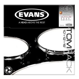 Набор пластика для том барабана  Evans BD22RBG Resonant Black 22"