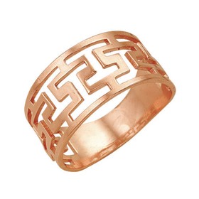 Кольцо "Клеопатра", позолота, 18,5 размер