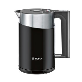 Чайник электрический Bosch TWK861P3RU, металл, 1.5 л, 2400 Вт, черный