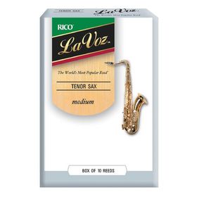 Трости для саксофона тенор Rico RKC10MH La Voz, средне-жесткие  (Medium-Hard), 10шт