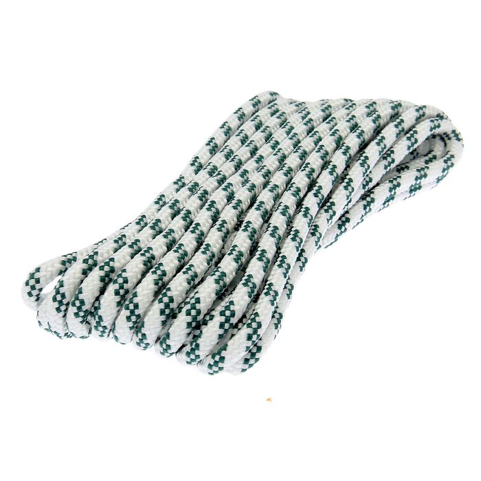 Шнур полипропиленовый, плетеный d=10 мм (длина 10 м), цвет МИКС