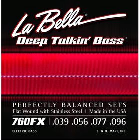 Комплект струн для акустической бас-гитары La Bella 39-96 760FX