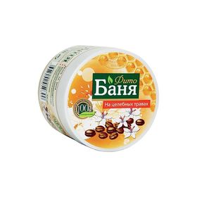 Фито-скраб "Русское поле", мед и кофейные зерна, 300 мл