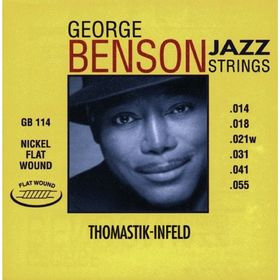 Комплект струн для акустической гитары Thomastik GB114 George Benson Jazz