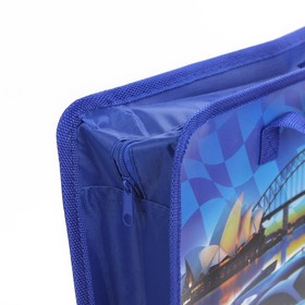 Folder-A4 children's bag with zipper with handles "Machine" mix