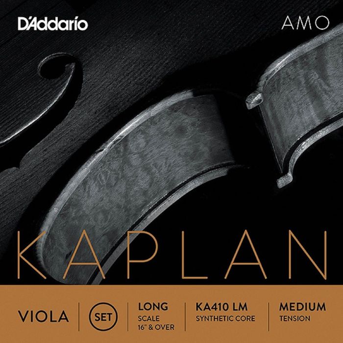 Комплект струн для альта D'Addario KA410-LM Kaplan Amo среднее натяжение, Long Scale