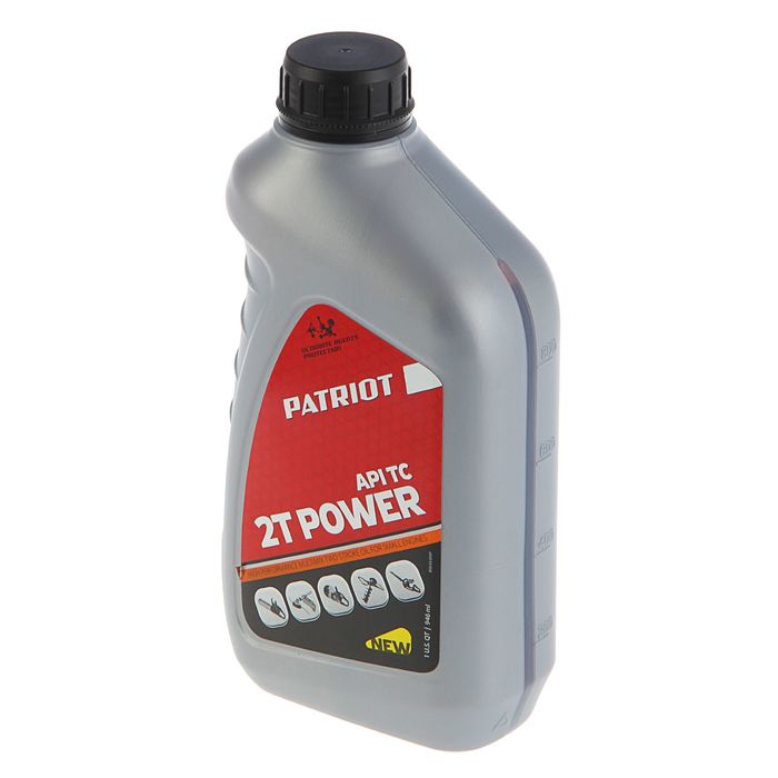 Масло PATRIOT POWER ACTIVE 2T, 0.946 л, минеральное