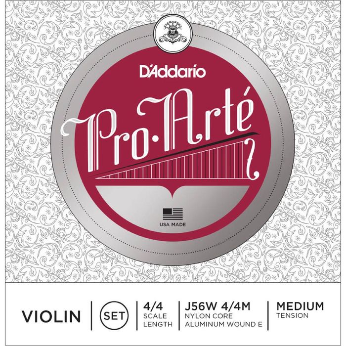 Комплект струн для скрипки D`Addario J56W-4/4M Pro-Arte